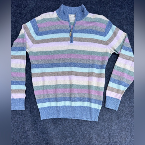 Peter Millar Crown Fleece Sweater Medium Golf - Picture 8 of 10